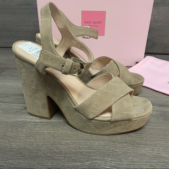 Kate Spade | Grace Platform Sandals Roasted Almond - Picture 2 of 12